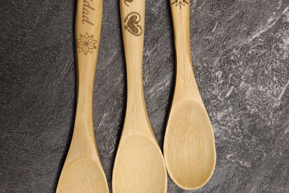 Cucharillas bambu