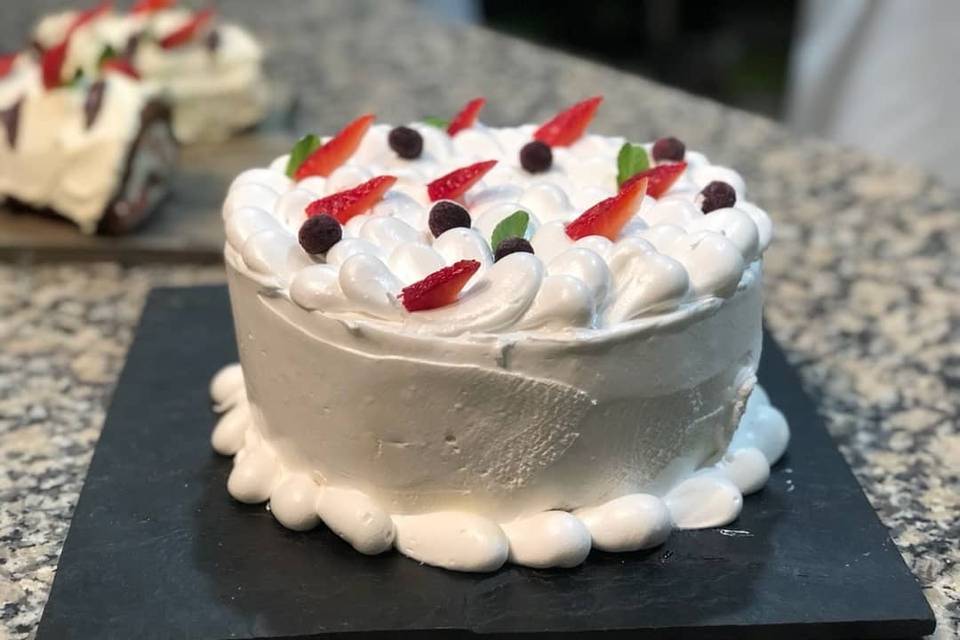 Tarta de frutos rojos