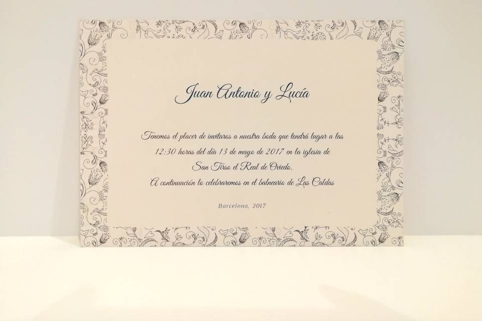 Invitaciones de boda