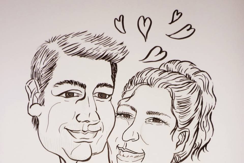 Caricatura a tinta