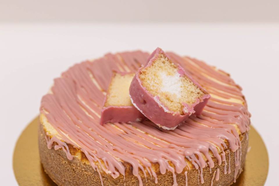 Tarta de pantera rosa