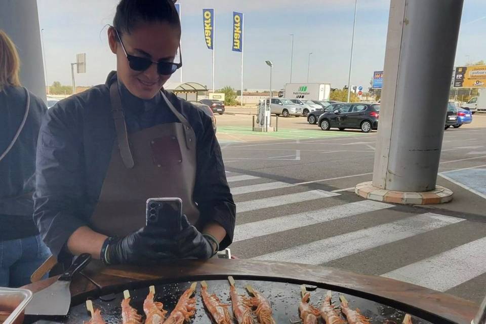 Show Cooking en makro gambones