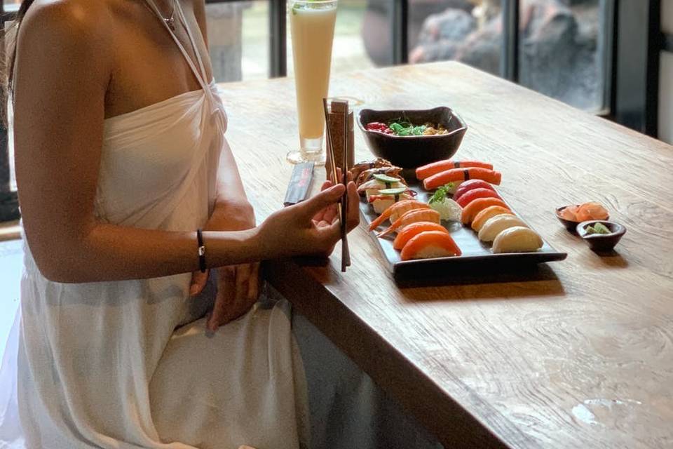 Maridaje de sushi