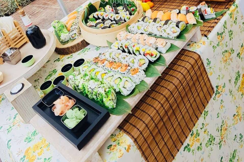 Maridaje de sushi