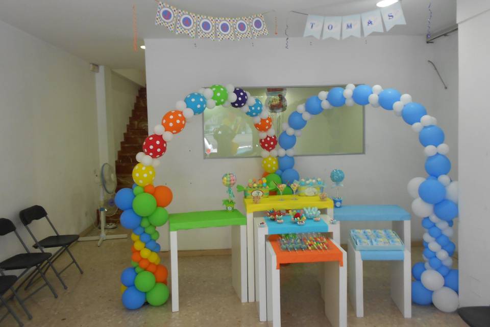 Arco globos dobles