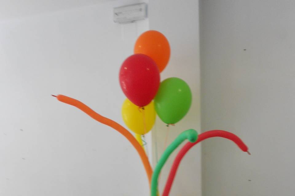 Columna globos cumpleaños