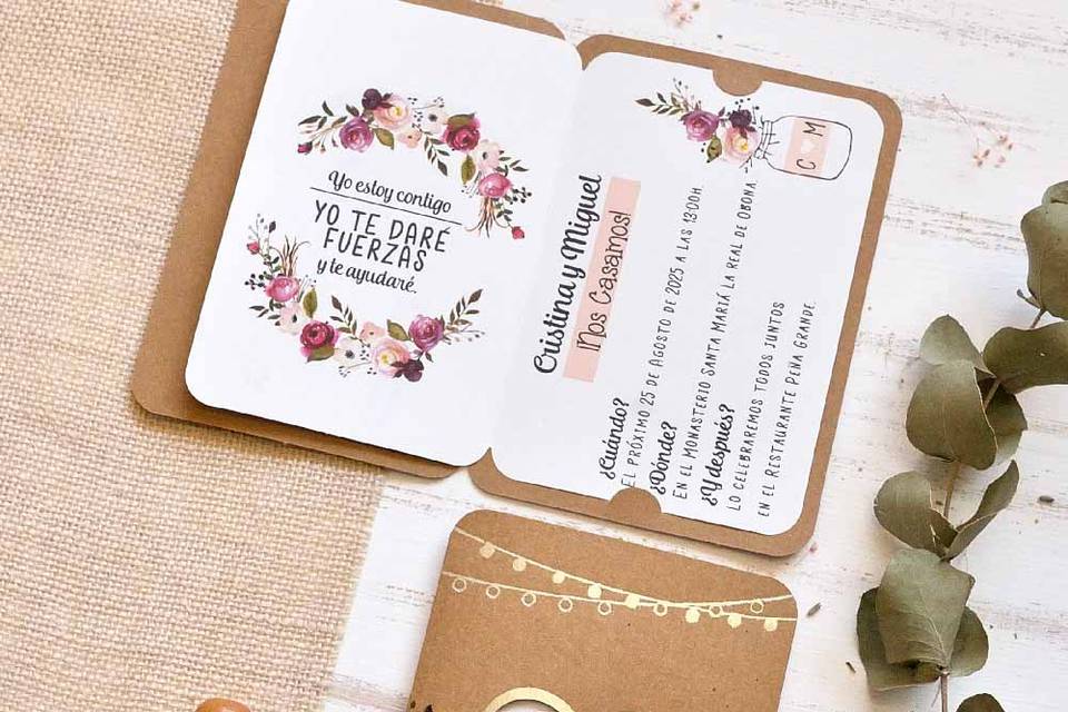 Invitación de boda