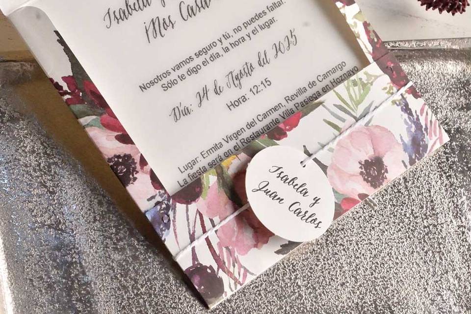 Invitación de boda