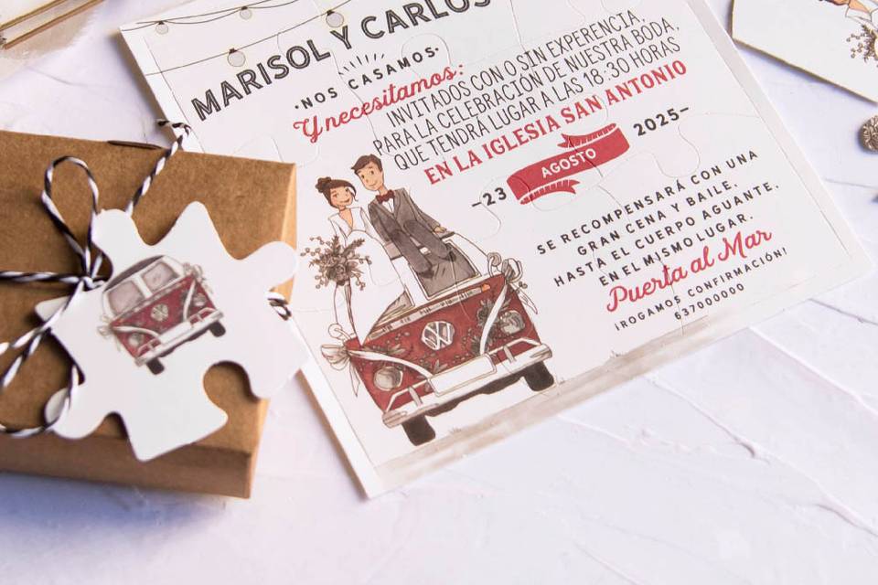 Invitación de boda