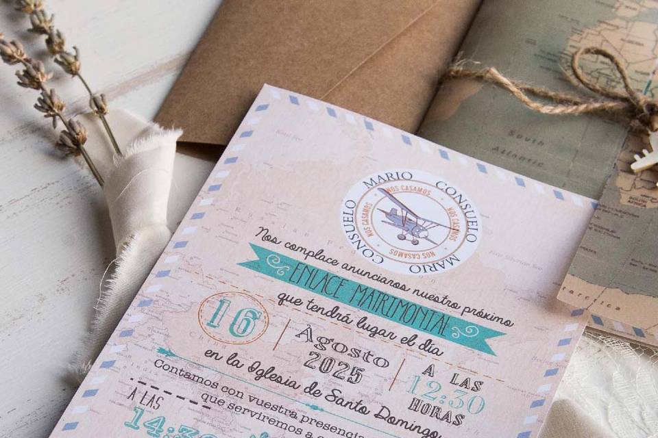 Invitación de boda