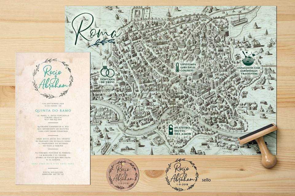 Mapa de Roma