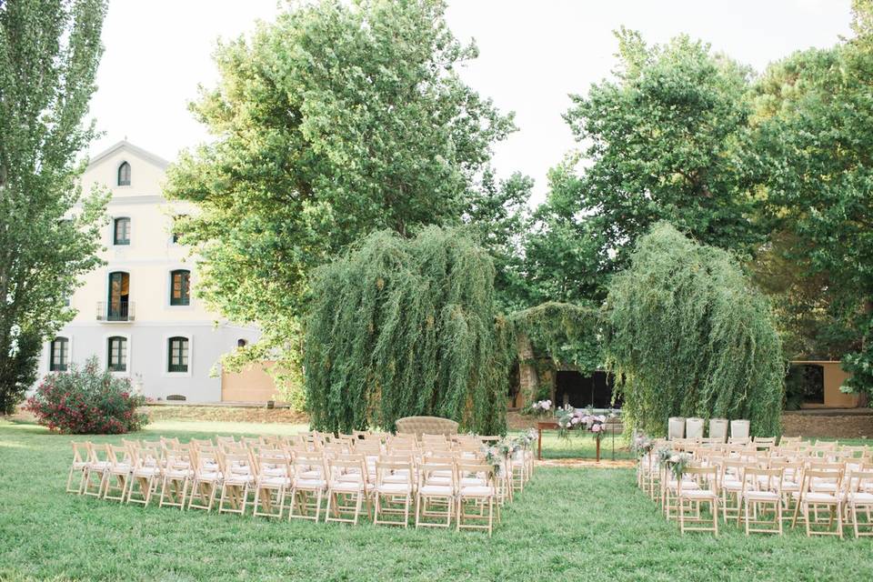 Ceremonia al aire libre