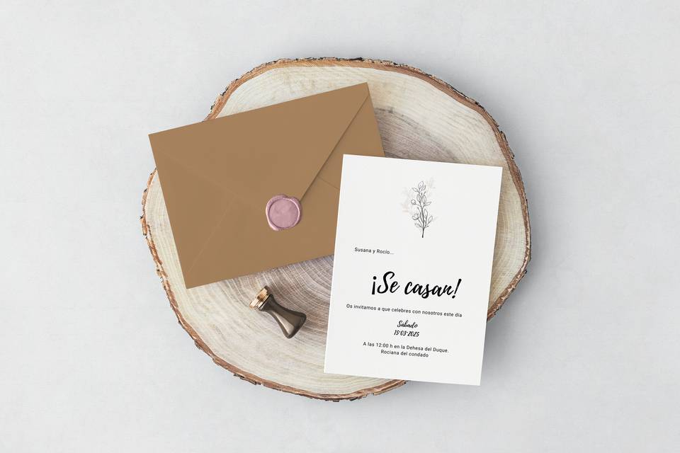 Invitación ¡Se casan!