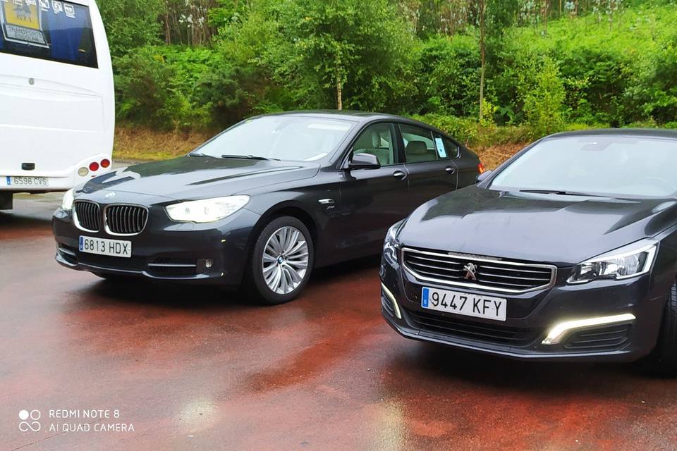 BMW 530gt y Peugeot 508