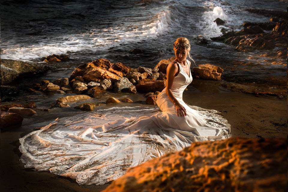 Postboda en la playa