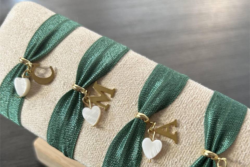 Pulseras glitter