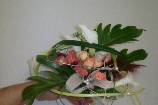 Bouquet con cintas