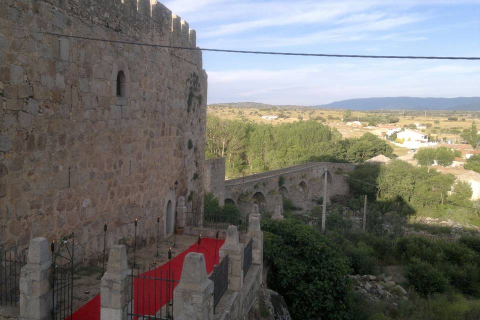 Camino de subida a terrazas