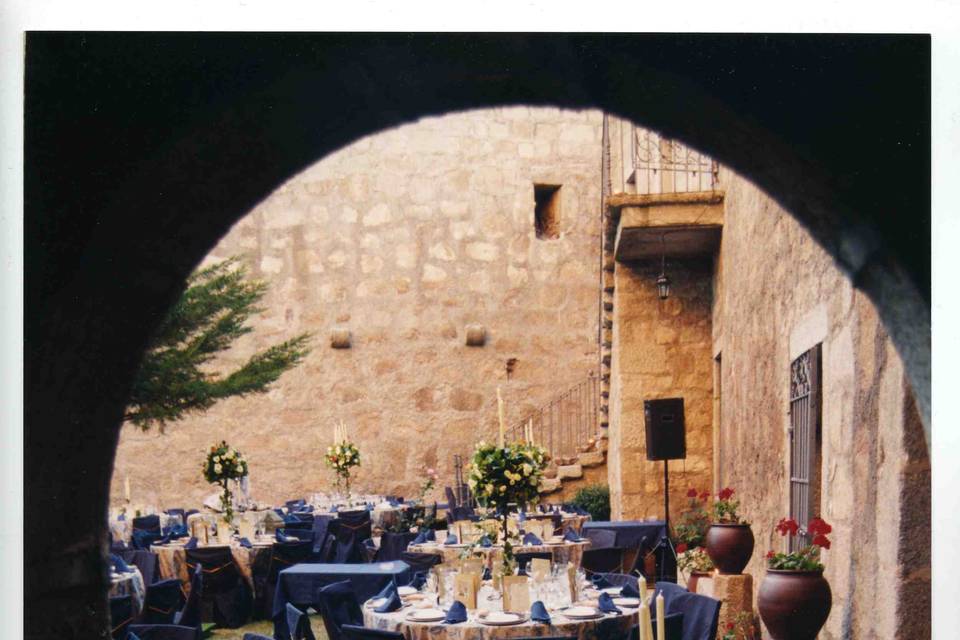 Mesas de banquete de boda