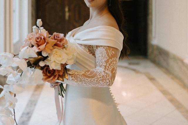Maquillaje y peinado de novia