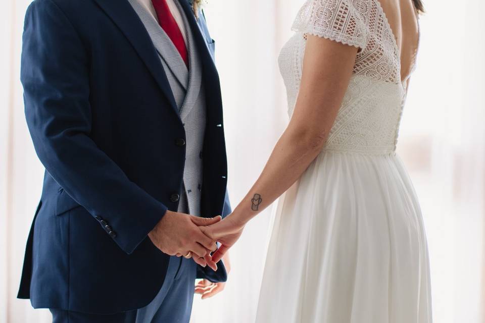 Maquillaje y peinado de novia