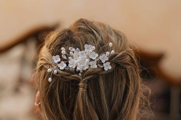 Trenza desmontable para novia