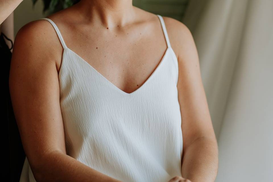 Preparativos de la novia
