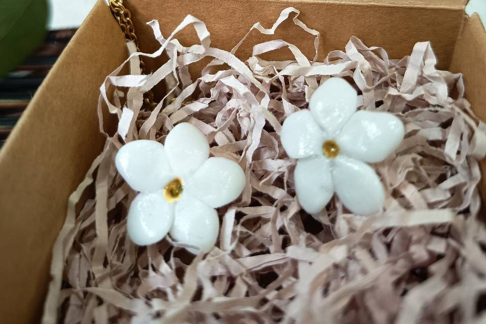 Conjunto collar pendientes
