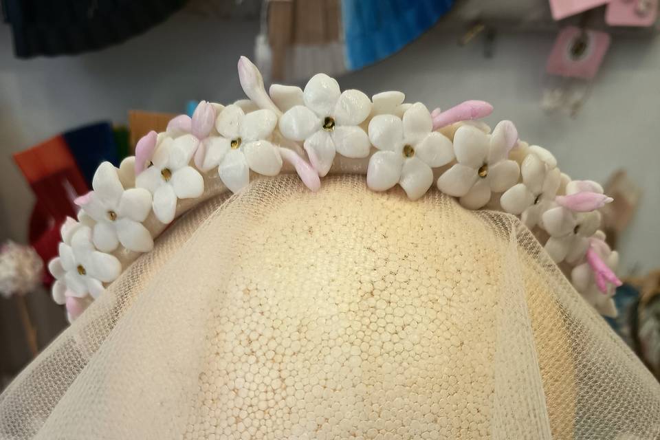 Diadema de jazmines