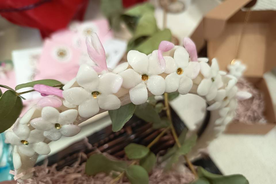 Diadema jazmines porcelana 1