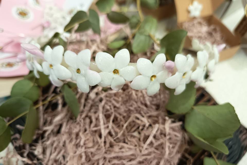 Diadema jazmines porcelana 2