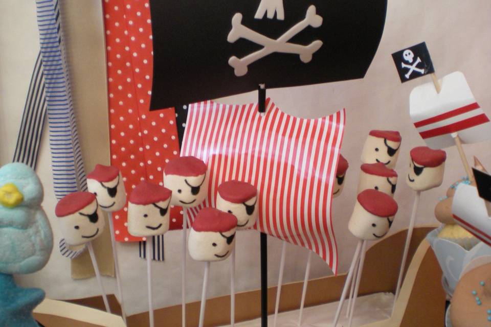 Marhsmallow pop piratas