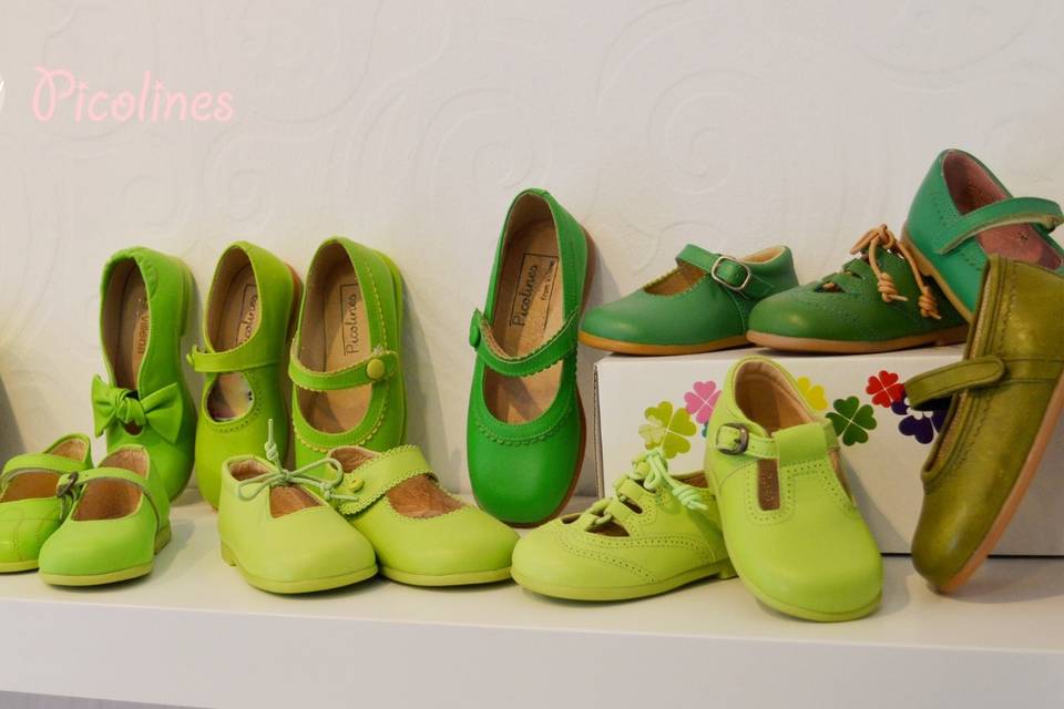 Zapatos verdes