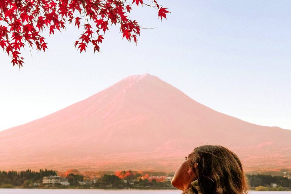 Monte Fuji al amanecer