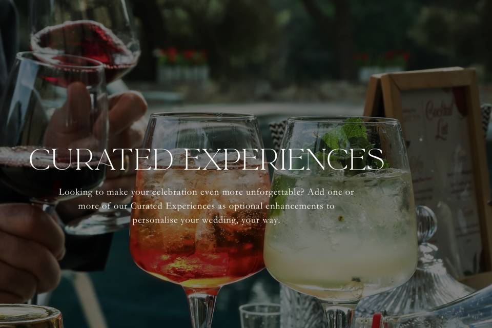 Curated experienced
