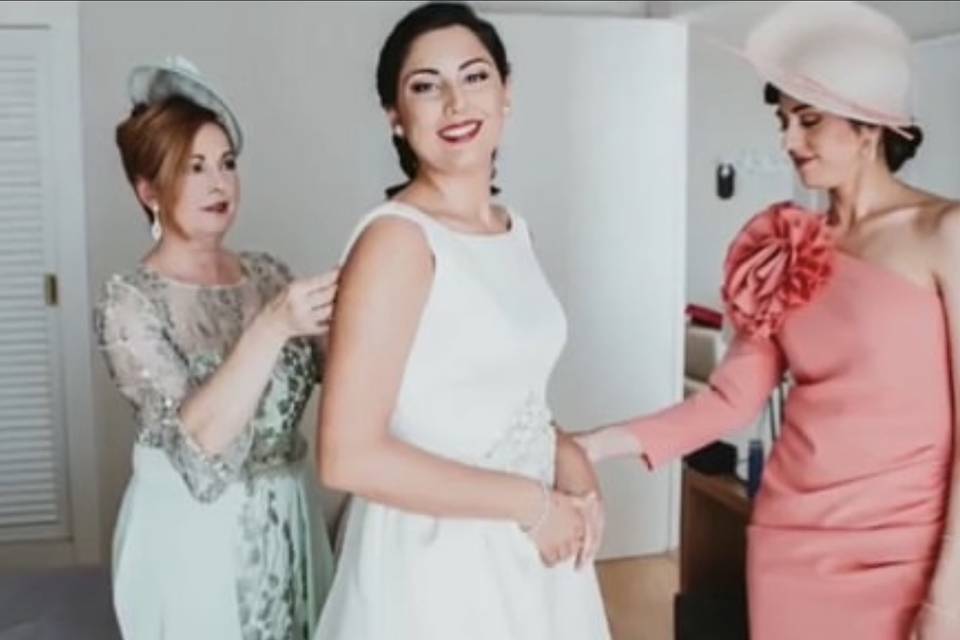 Maquillaje novia y madrina