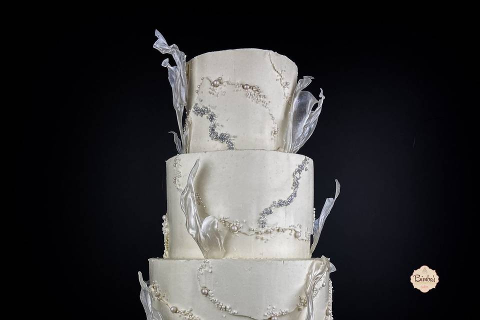 Tarta brillantes oblea
