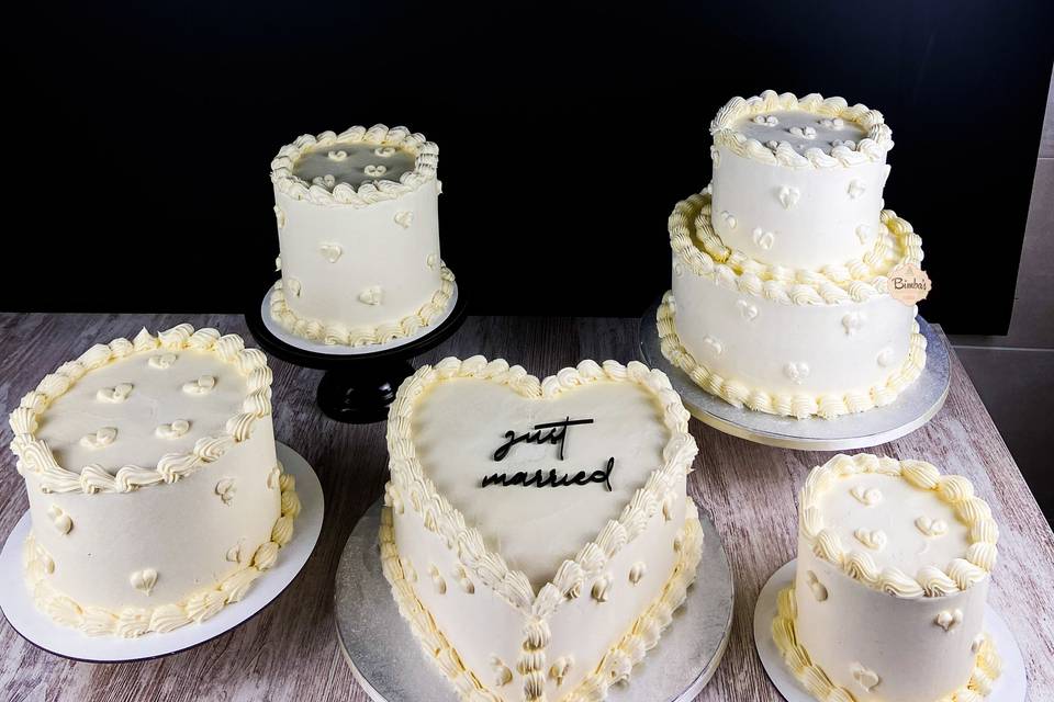 Conjunto Boda corazon