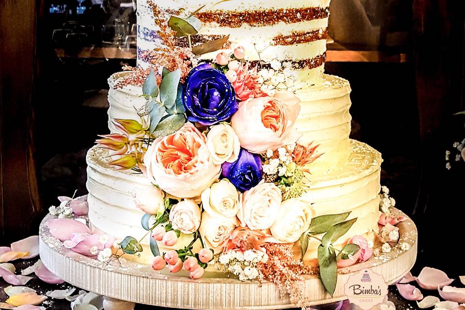 Tarta boda degradee layer