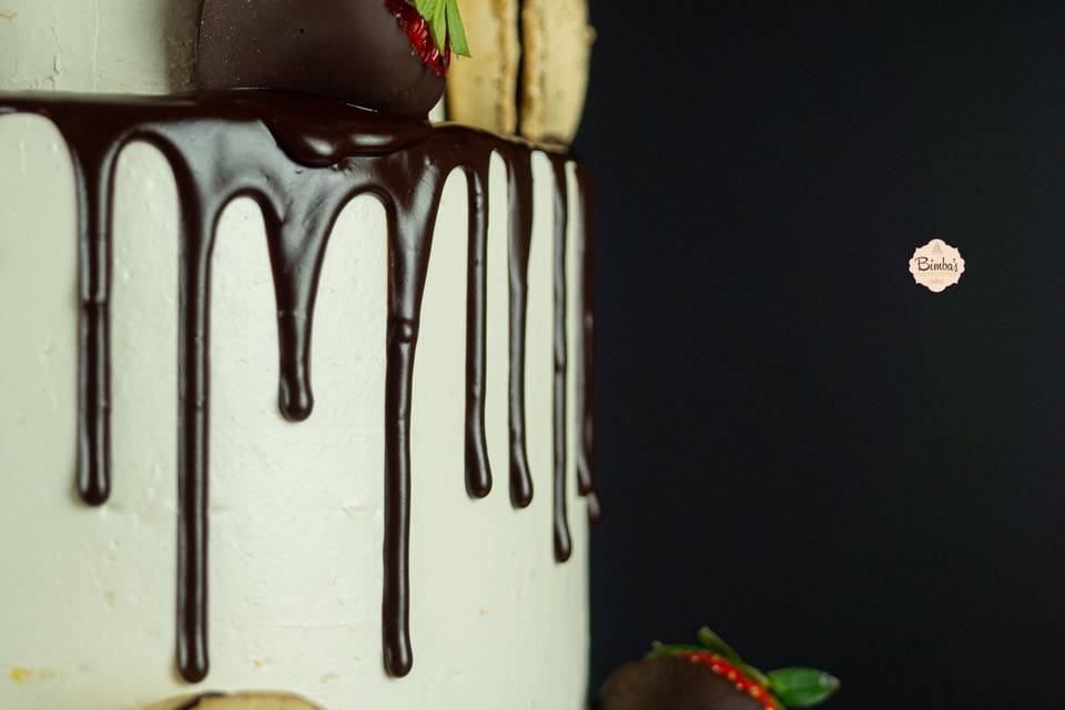 Tarta drip boda 2