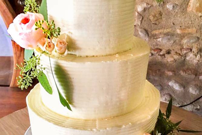 Tarta boda layer liso