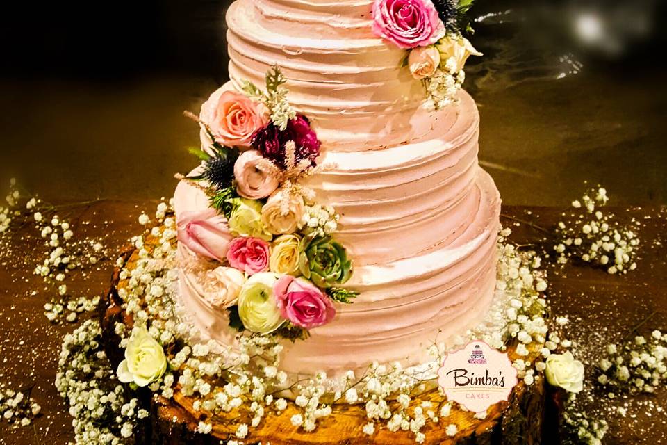 Tarta boda layer liso