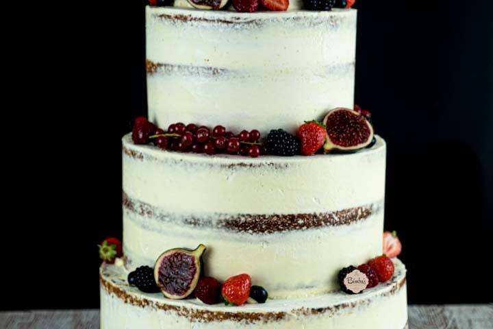 Tarta semilayer frutos rojos
