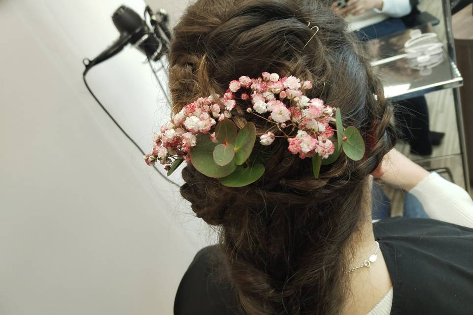Recogido en trenza