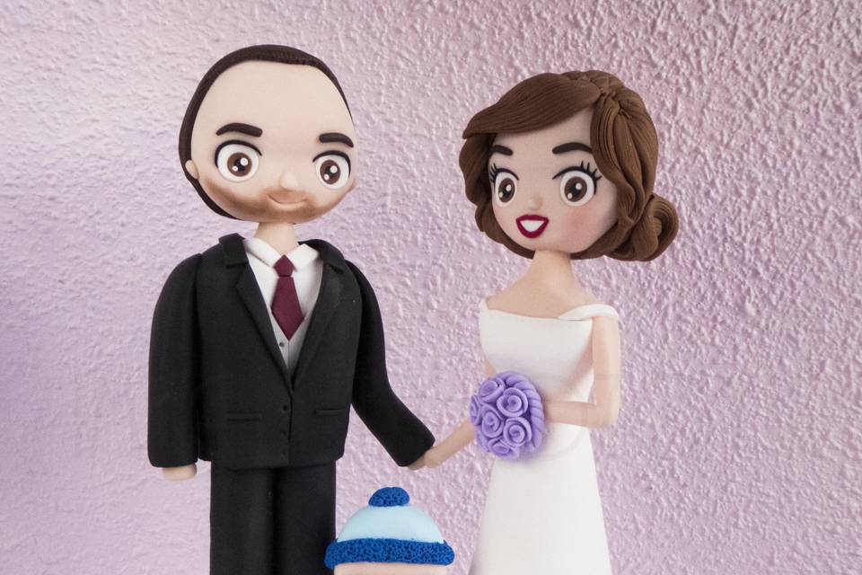 Cake topper con niño