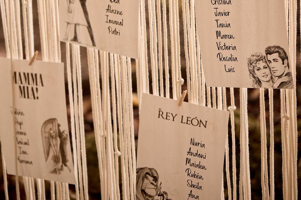 Seating plan película