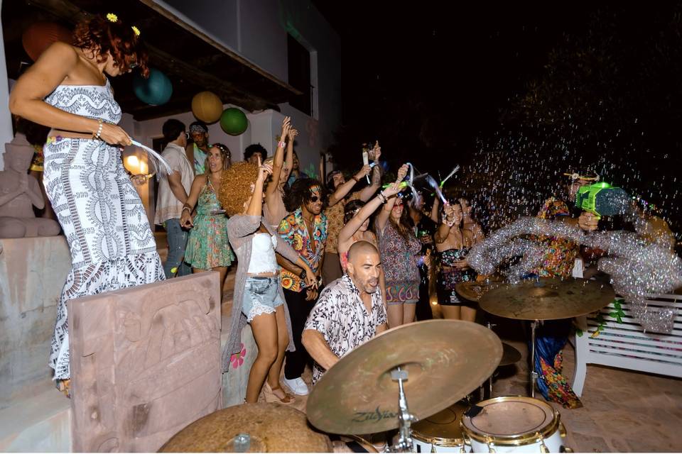 Boda temática en Ibiza