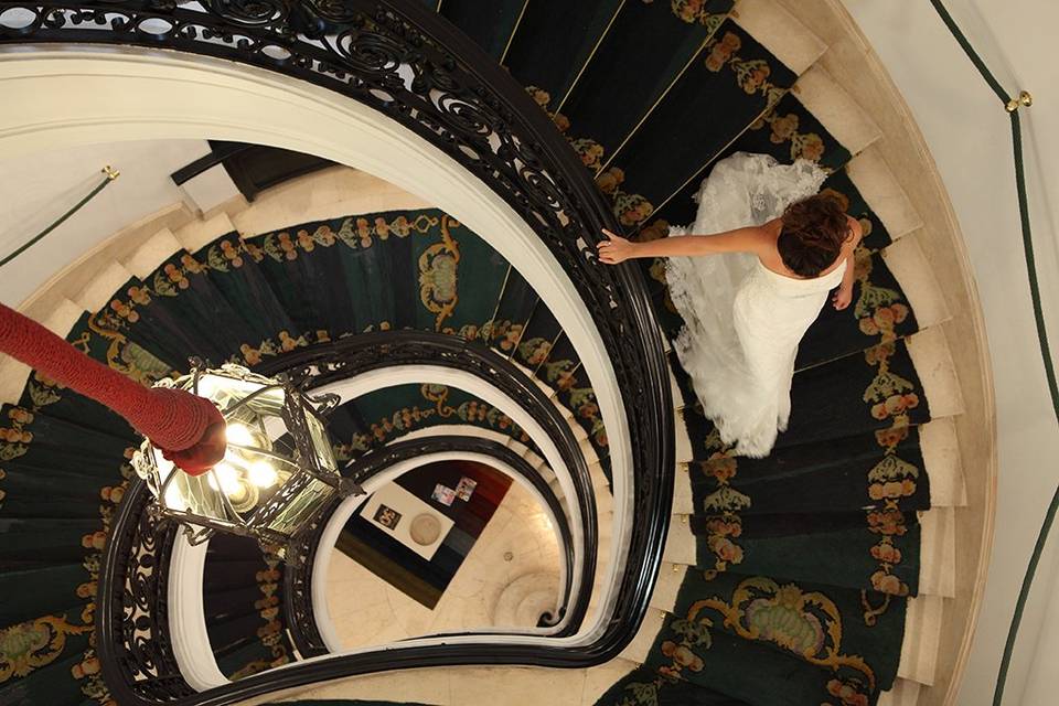 Escalera del hotel