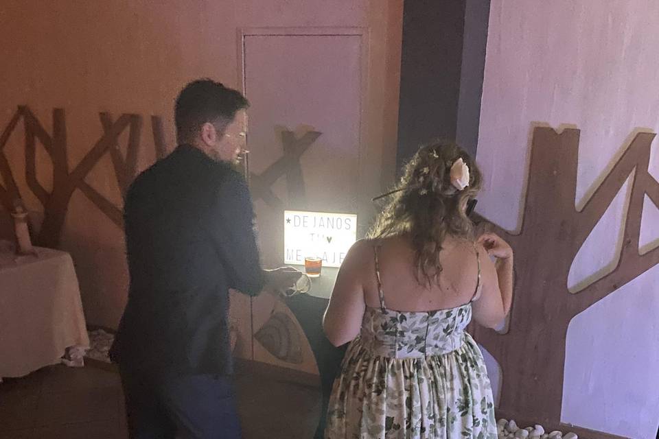 Invitados dejando un Mensaje