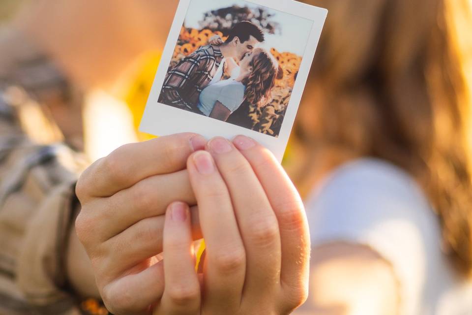 Preboda en girasoles